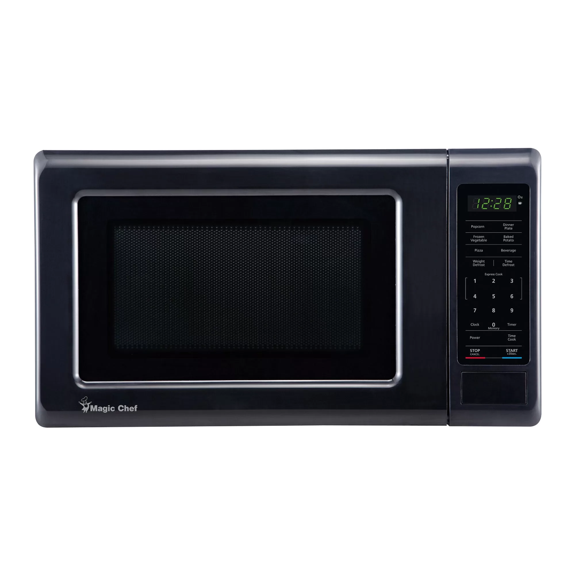 Magic Chef 700 Watt 0.7 Cubic Feet Digital Touch Countertop Microwave Black