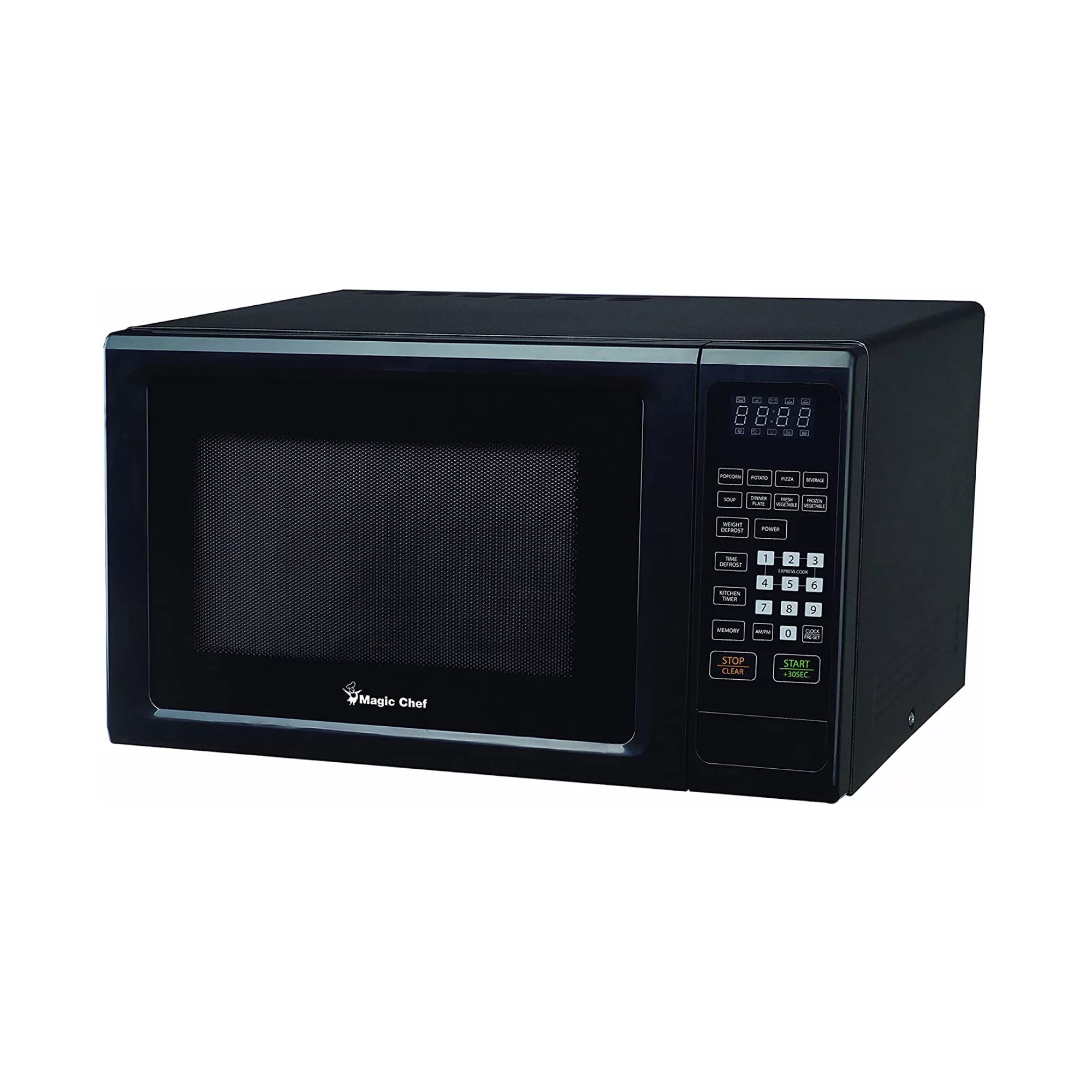 Magic Chef MCM1110B 1000 Watt 1.1 Cubic Feet Microwave Digital Display Black