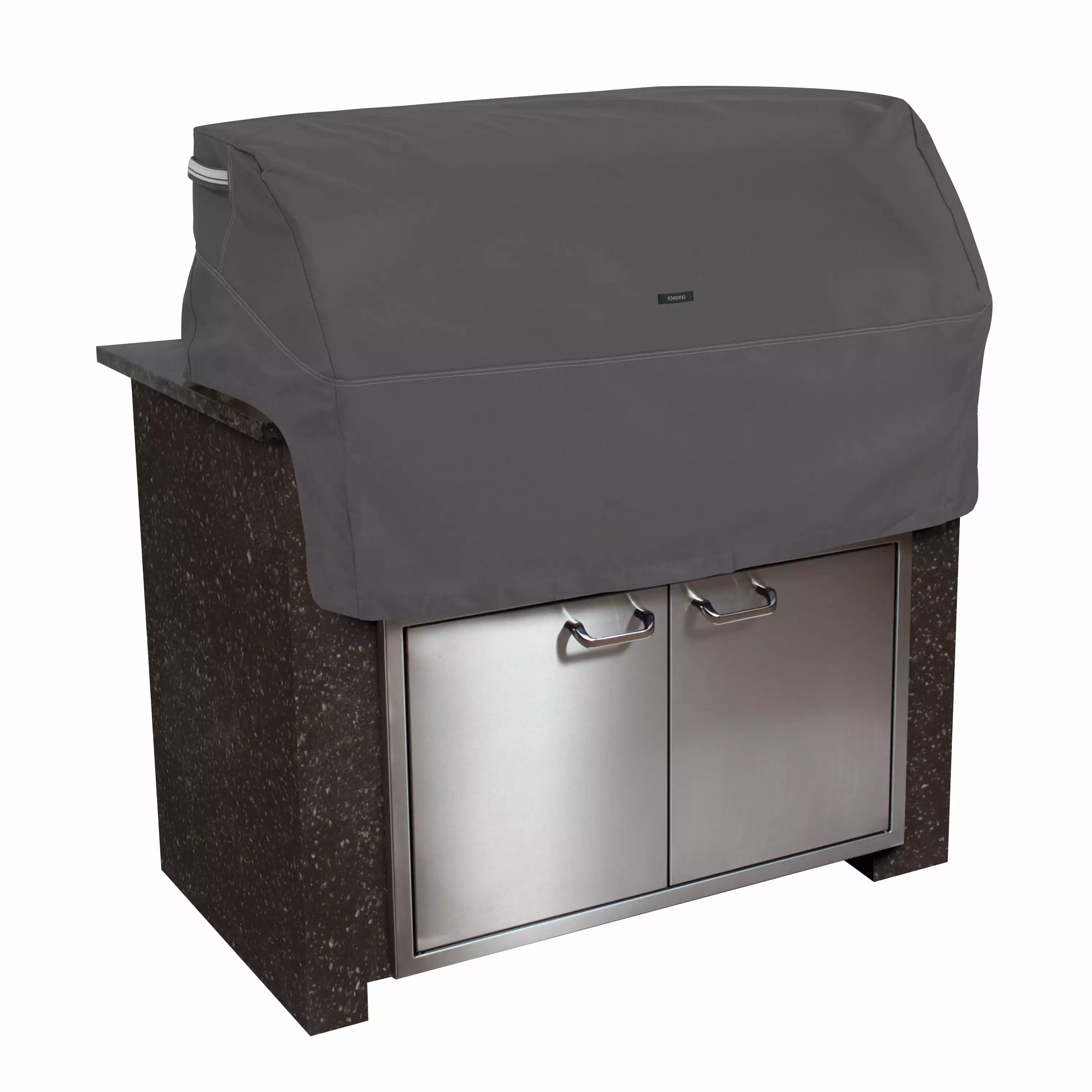Timeless Accessories Ravenna Water-Resistant 37 Inch Built- BBQ Grill Top Cover Taupe Small Classic Accessories