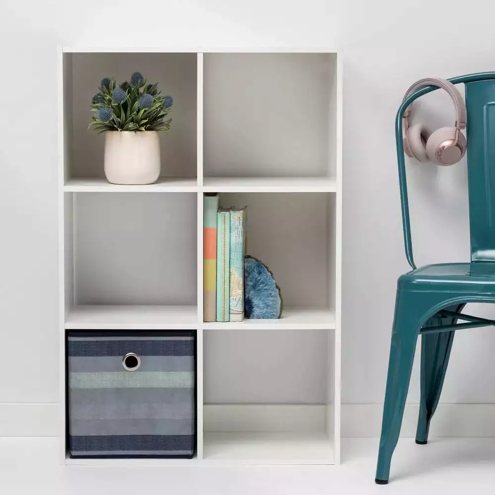 11 6 Cube Arranger Shelf Office and Bedroom DIY Storage Bookcase Generic