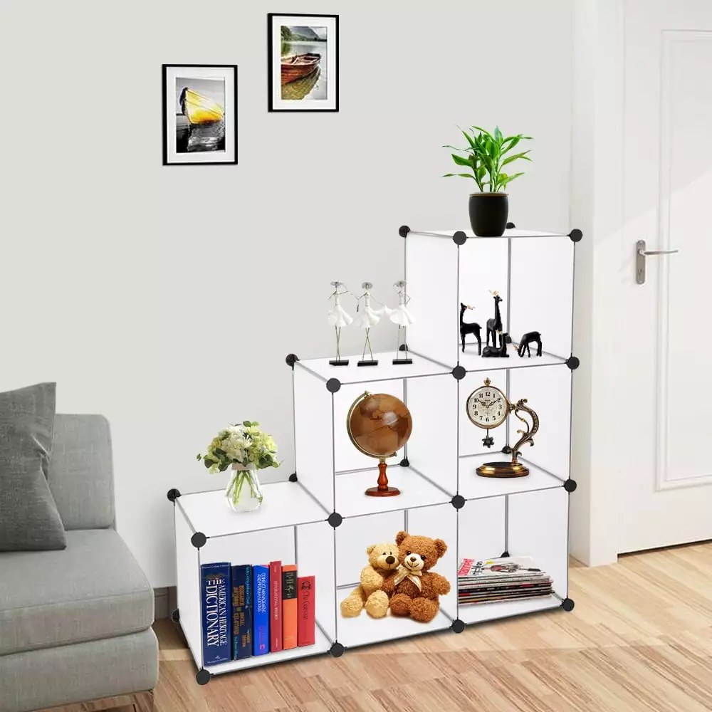 6 Cube Storage Organizer Book Shelf Unit Clothes Toys Home Organization Lowestbest
