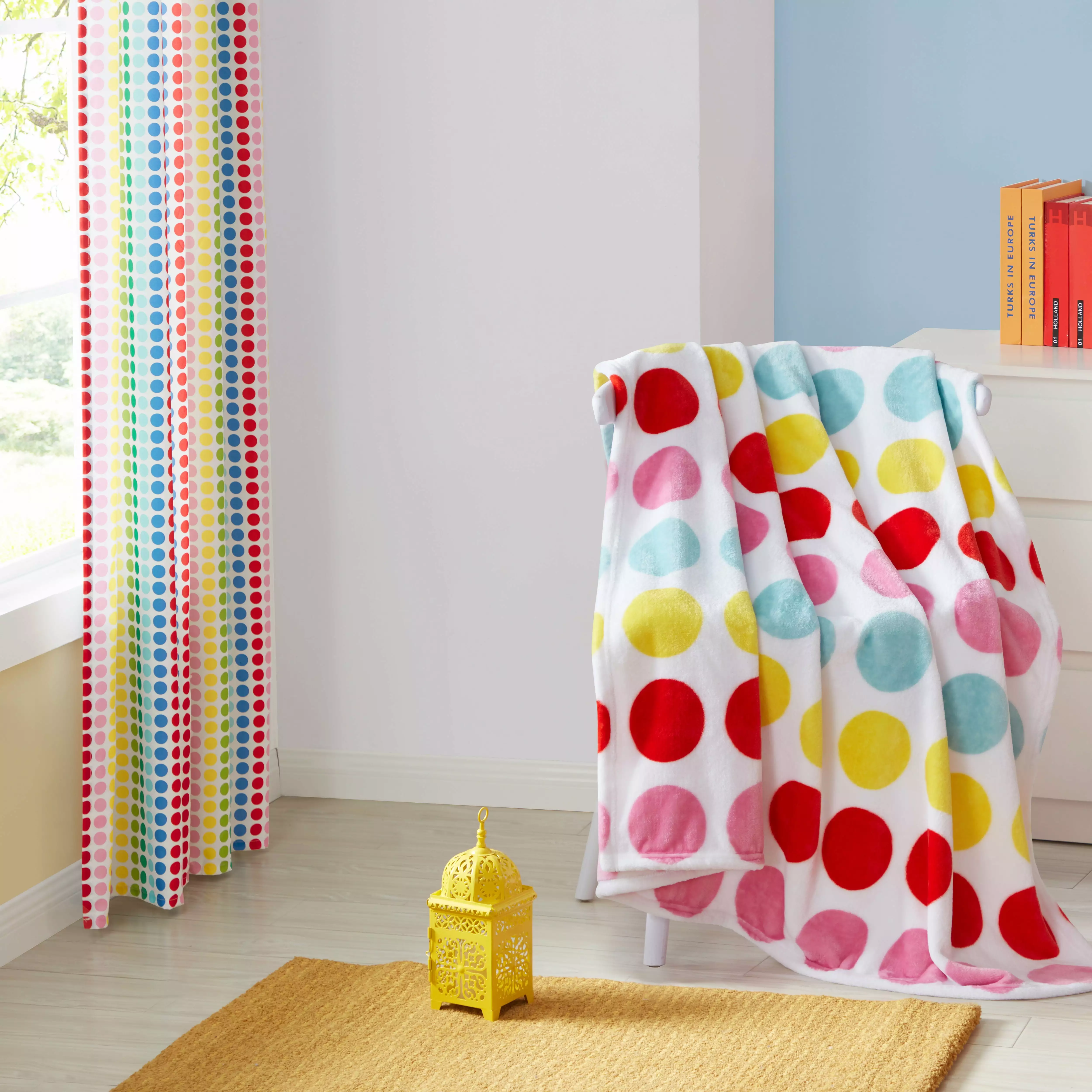 Intelligents & Crafts Home Kids Candy Drop Plush Decorative Throw Blanket 50x60 Smarts & Crafts