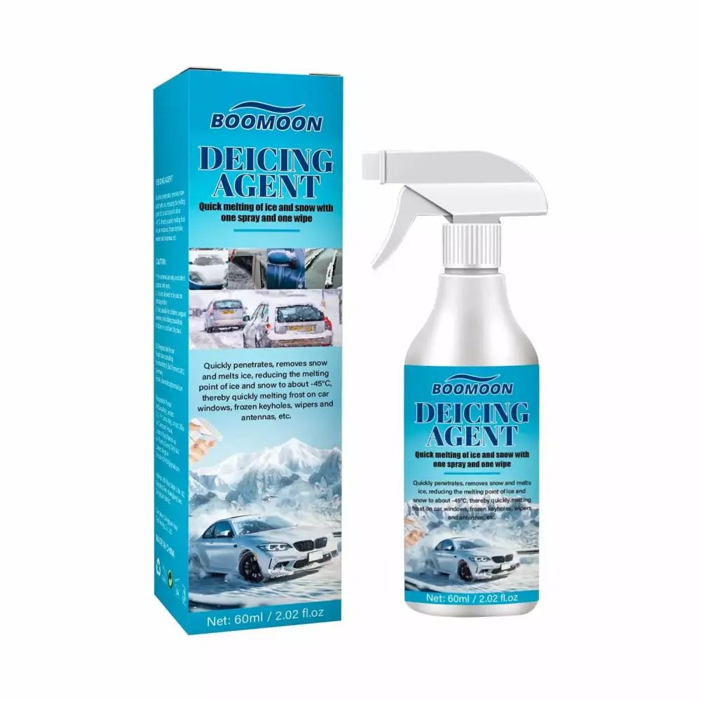 PRINxy Windshield De-Icer Instantly Melts Ice Winter Frost Car Windows Mirrors Locks