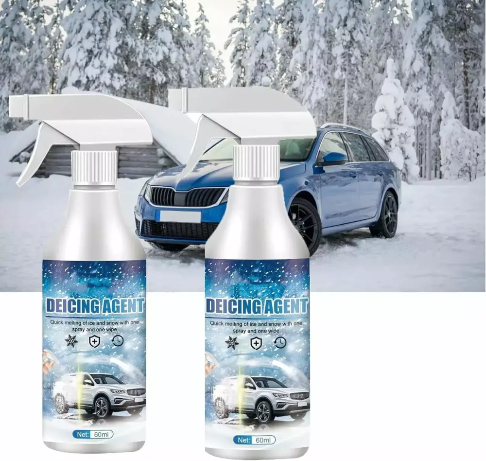 YiFudd Windshield Deicing Spray Instantly Melts Ice and Winter Frost