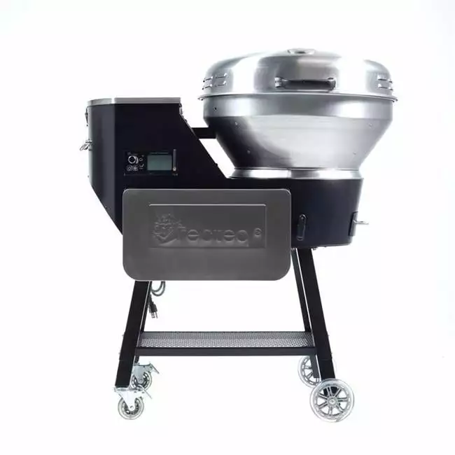 Recteq 8096812 B380X Bullseye Deluxe Wood Pellet Wi-Fi Grill & Smoker Black & Silver