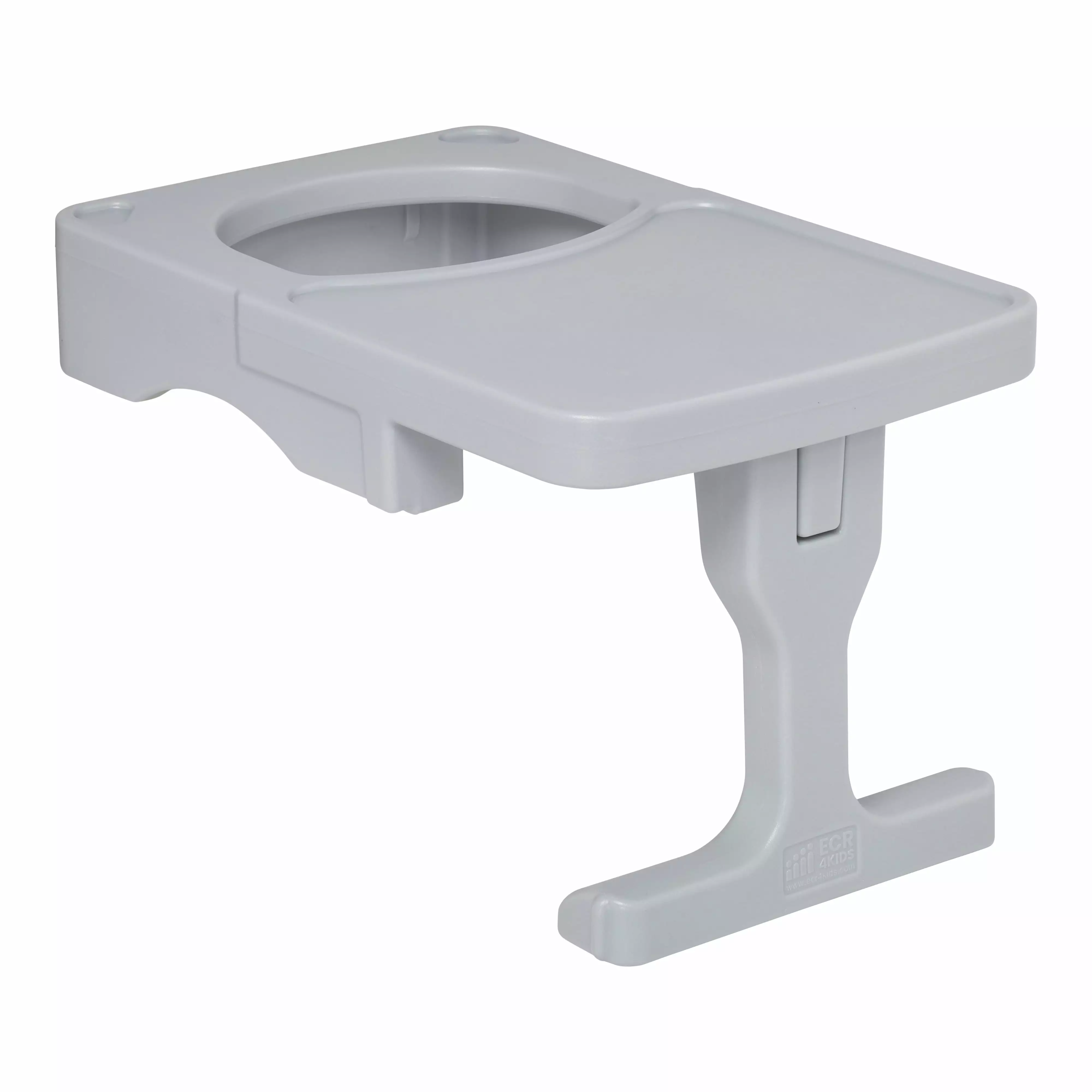 ECR4Kids Tri-Me Cube Chair Desk Light Grey