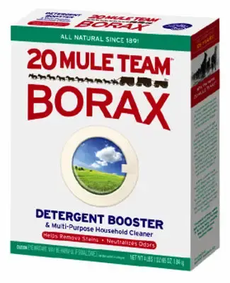 20 Mule Team Borax Biodegradable Detergent Booster & Household Cleaner 65 oz. Pack 6
