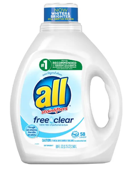 Dial 2453831 All Laundry Detergent 88 Ounce Hypoallergenic Liquid Soap