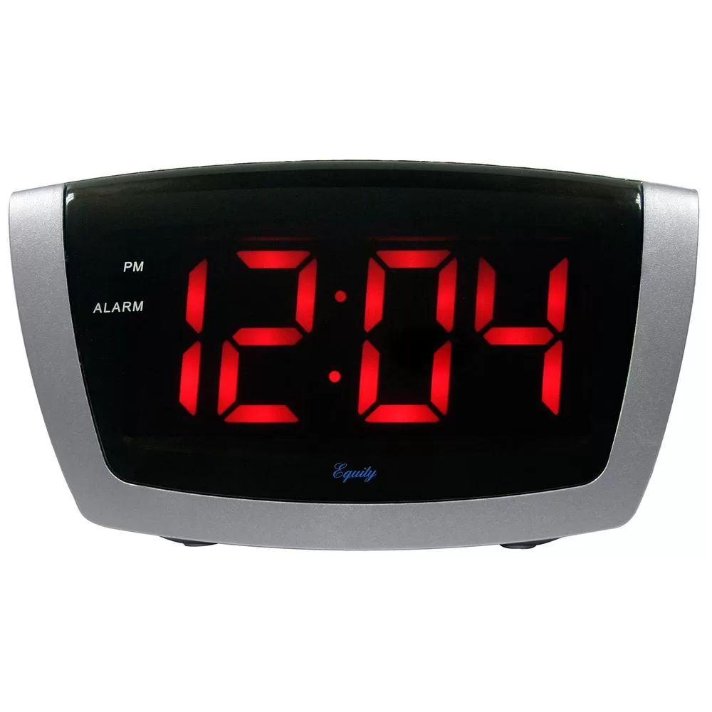 Equity La Crosse 7.25 . Red LED Alarm Clock HI/LO Dimmer