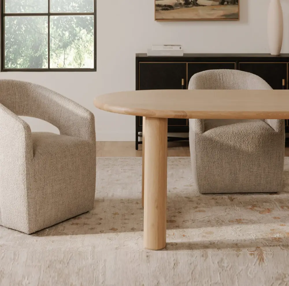Water Resistant Barrow Rolling Dining Chair, Performance