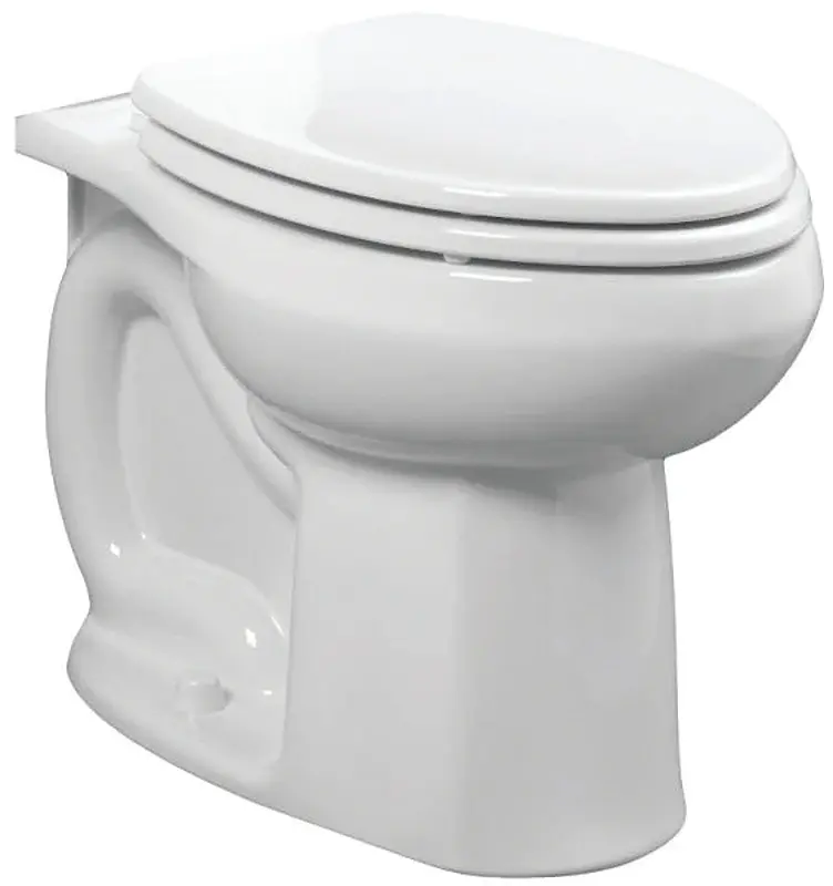 American Standard Colony Series 3251A.101.020 Flushometer Toilet Bowl, Elongated, 12 Rough-, Vitreous China, Snow