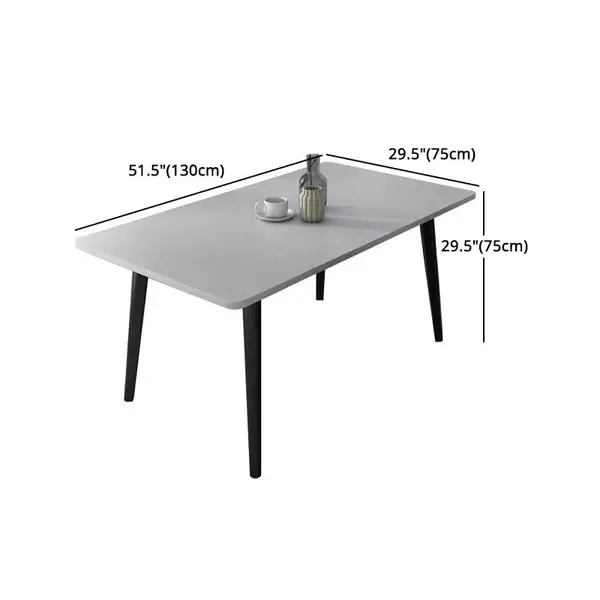 Up-to-date Rectangle Dinette Set 1/3/4/5/6/7 Pieces Dining Table Set Sintered Stone Top