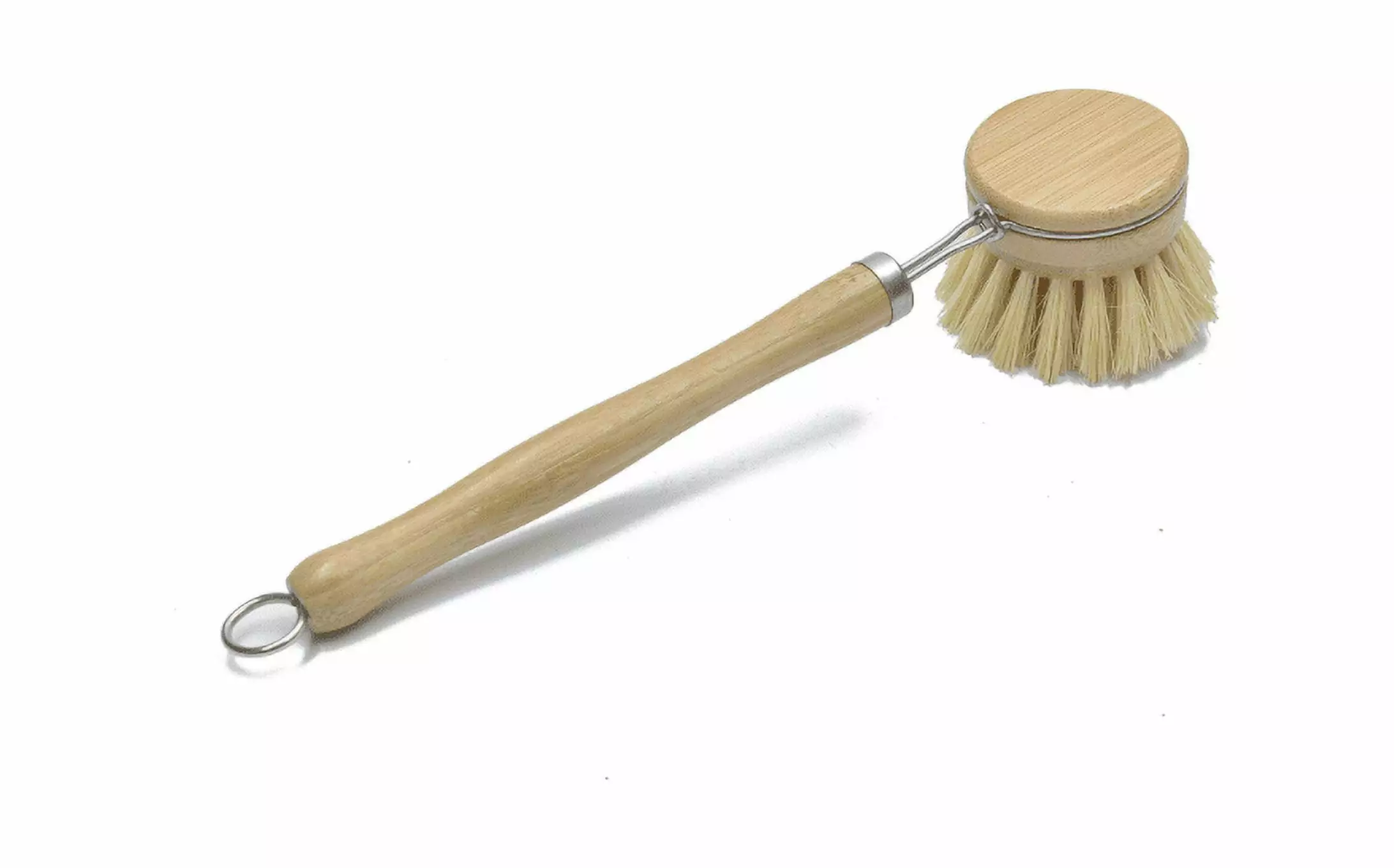 Heldig Wooden Dish Brush Bamboo Wood Natural Bristle Tampico Fiber Cleaning Brushes Grill Bakeware Pot Pan Dish Bowl Kitch...