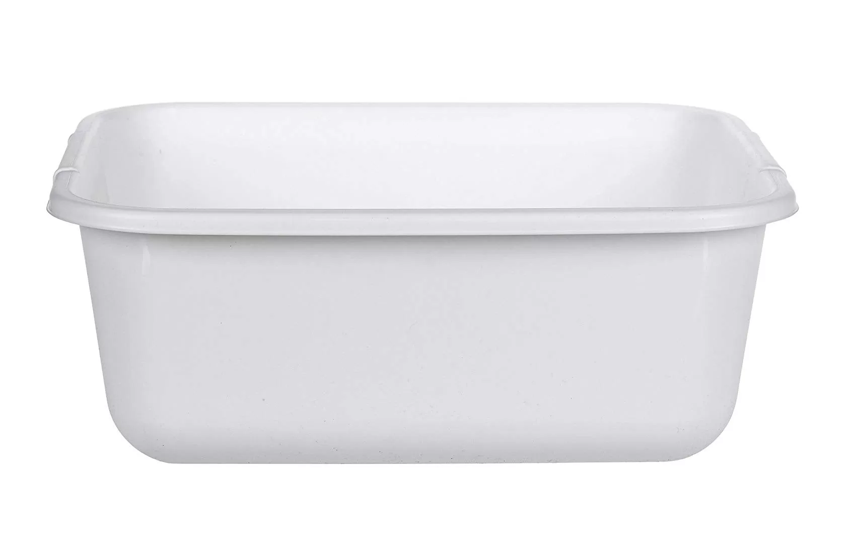 Rubbermaid 2951-AR WHT Rectangle Dish Pan 11.4-Quart White
