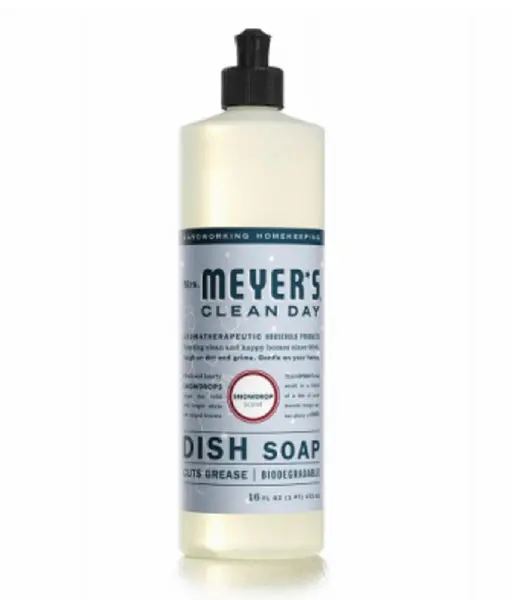 Mrs Meyers Clean Day 11364 Liquid Dish Soap Snowdrop Scent 16 Ounce