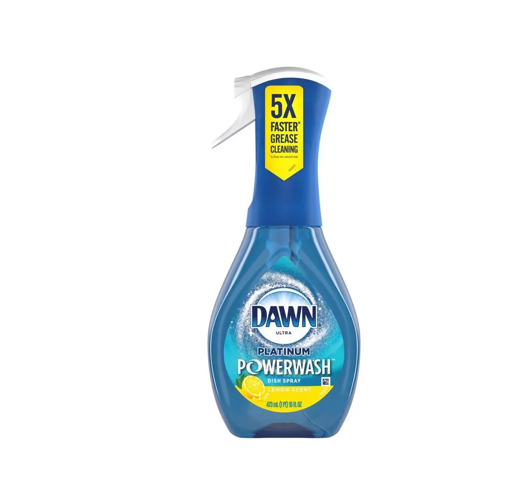 Dawn Platinum Powerwash Liquid Dish Spray Lemon Scent 16 Oz