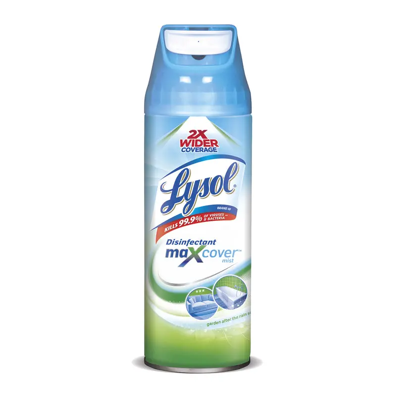 Lysol 1920095590 MaxCover Disinfectant Spray Garden After Rain Scent 12.5 Oz