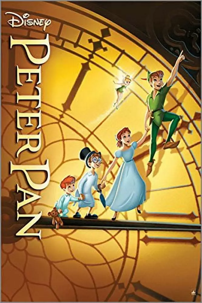 Walt Disney's Peter Pan Vintage Promo Rare Gatherors Darlings 24x0.01 Poster HSE USA
