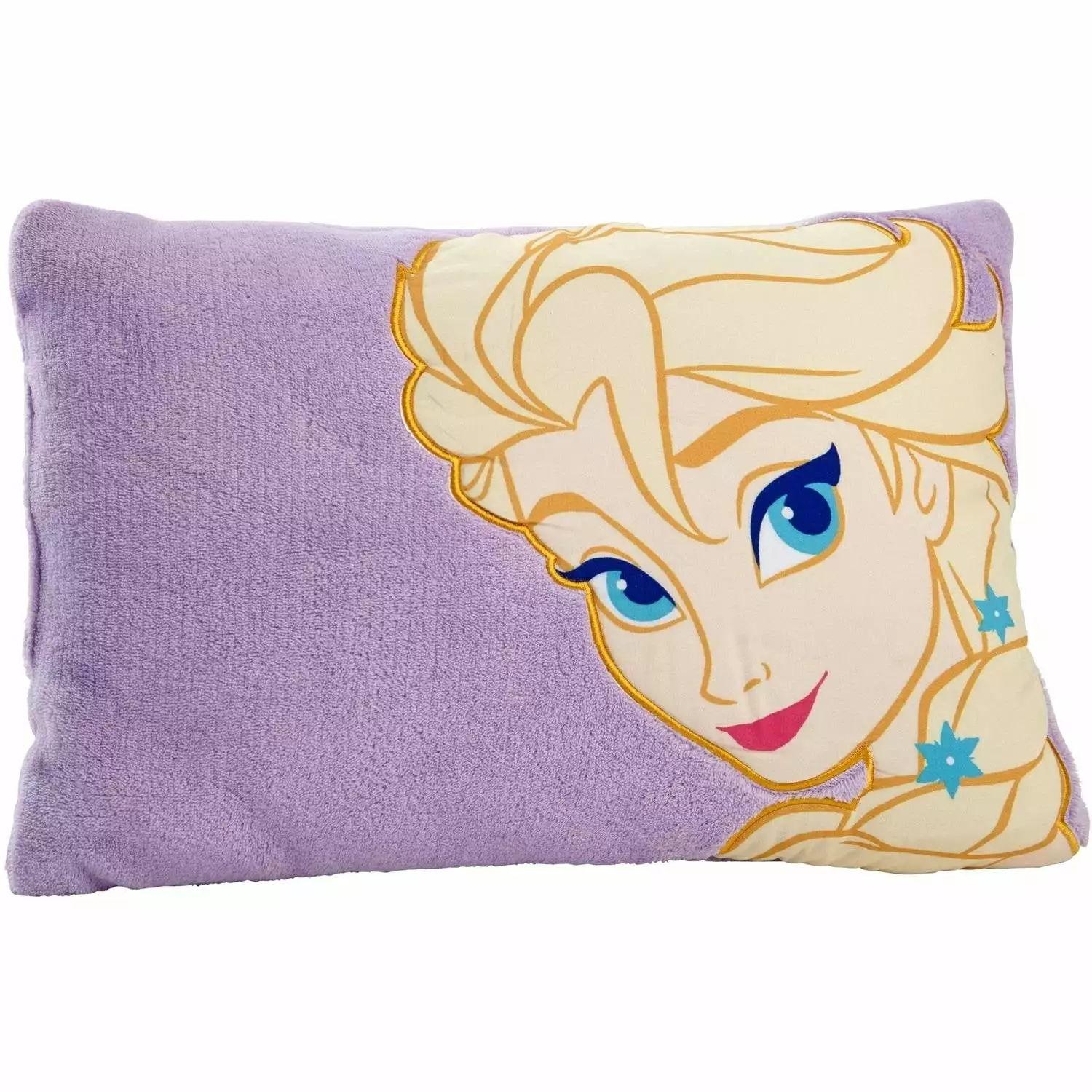 Disney Frozen Queen Elsa Applique Toddler Pillow 12 x 15 Kids Bedding