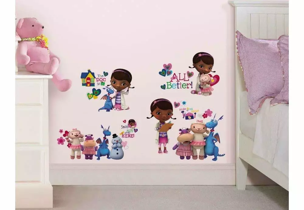 27 New Doc McStuffins Wall Decals Disney Bedroom Stickers Girls Toy Room Unknown