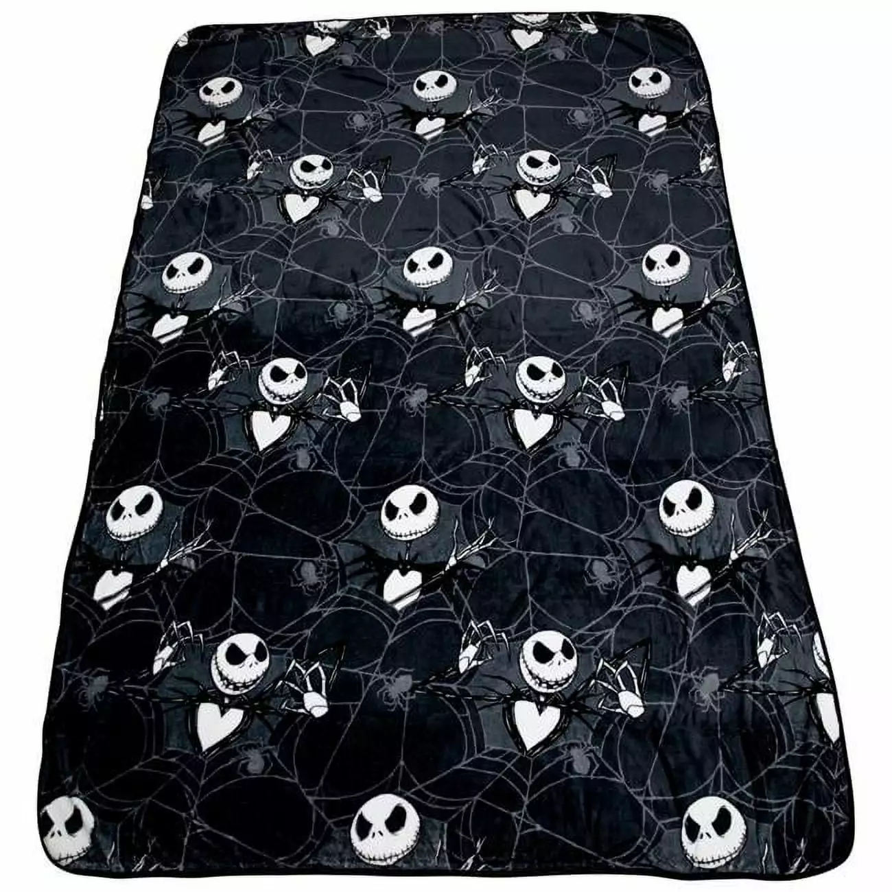 Nightmare Before Christmas 62 x 90 Jack Skellington Plush Throw Blanket Jay Franco