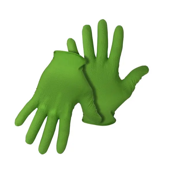 Boss 1UH0066NM Disposable Gloves Green Medium Latex Free