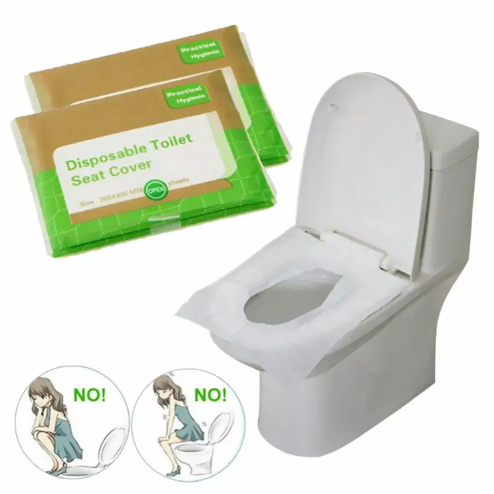 TOFOTL Flushable Disposable Toilet Seat Covers Travel and Camping