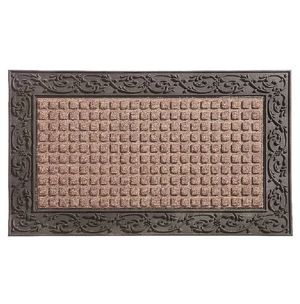 Simple Spaces 08ABSHE-30 Door Mat 22 x 36 Non Slip Absorbent Entryway Rug