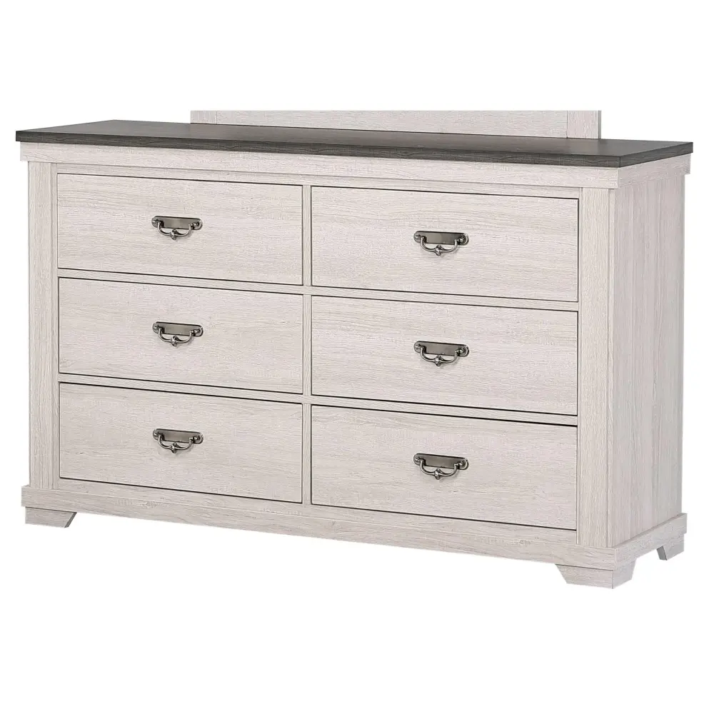 Diamond Modern Furniture CM Leighton 6-Drawer Dresser B8180-1