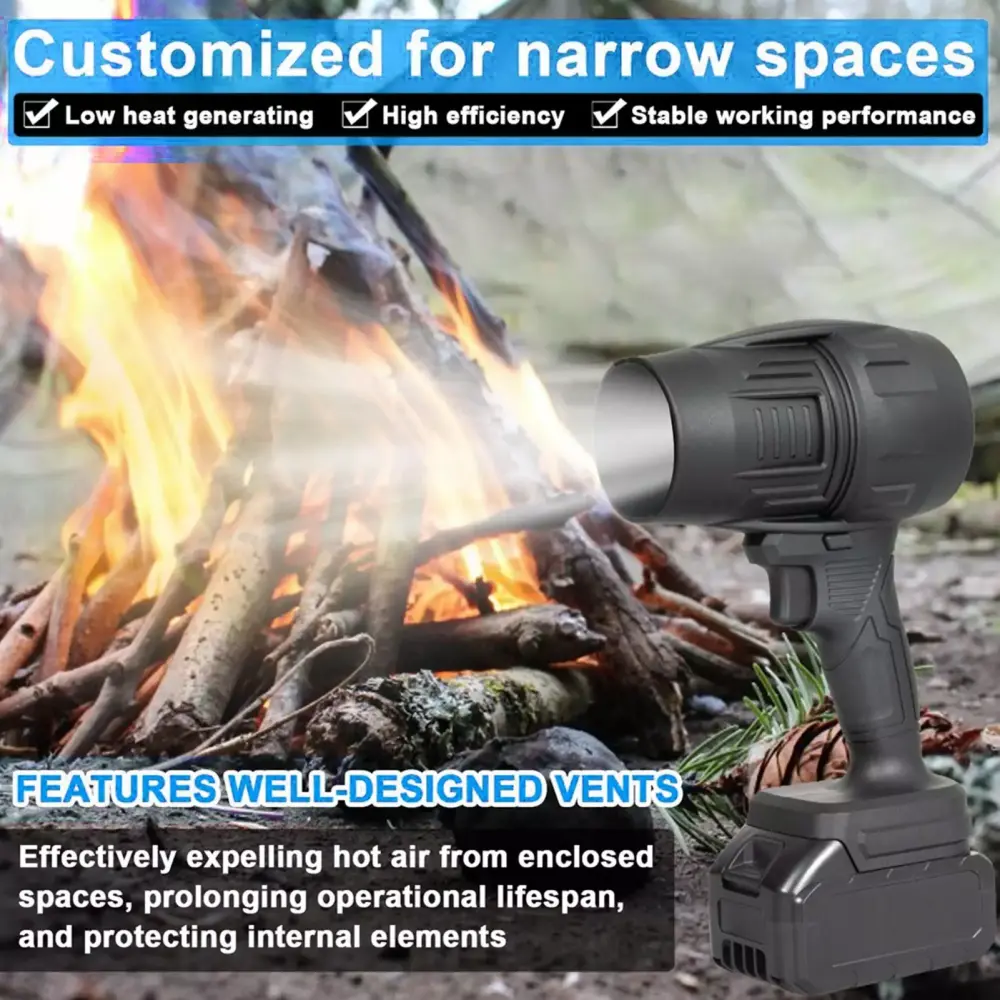 BAETEUY Handheld Jet Dry Blower Violent Turbofan Brushed Motor Adjustable Speed Multifunctional Cleaning Tool