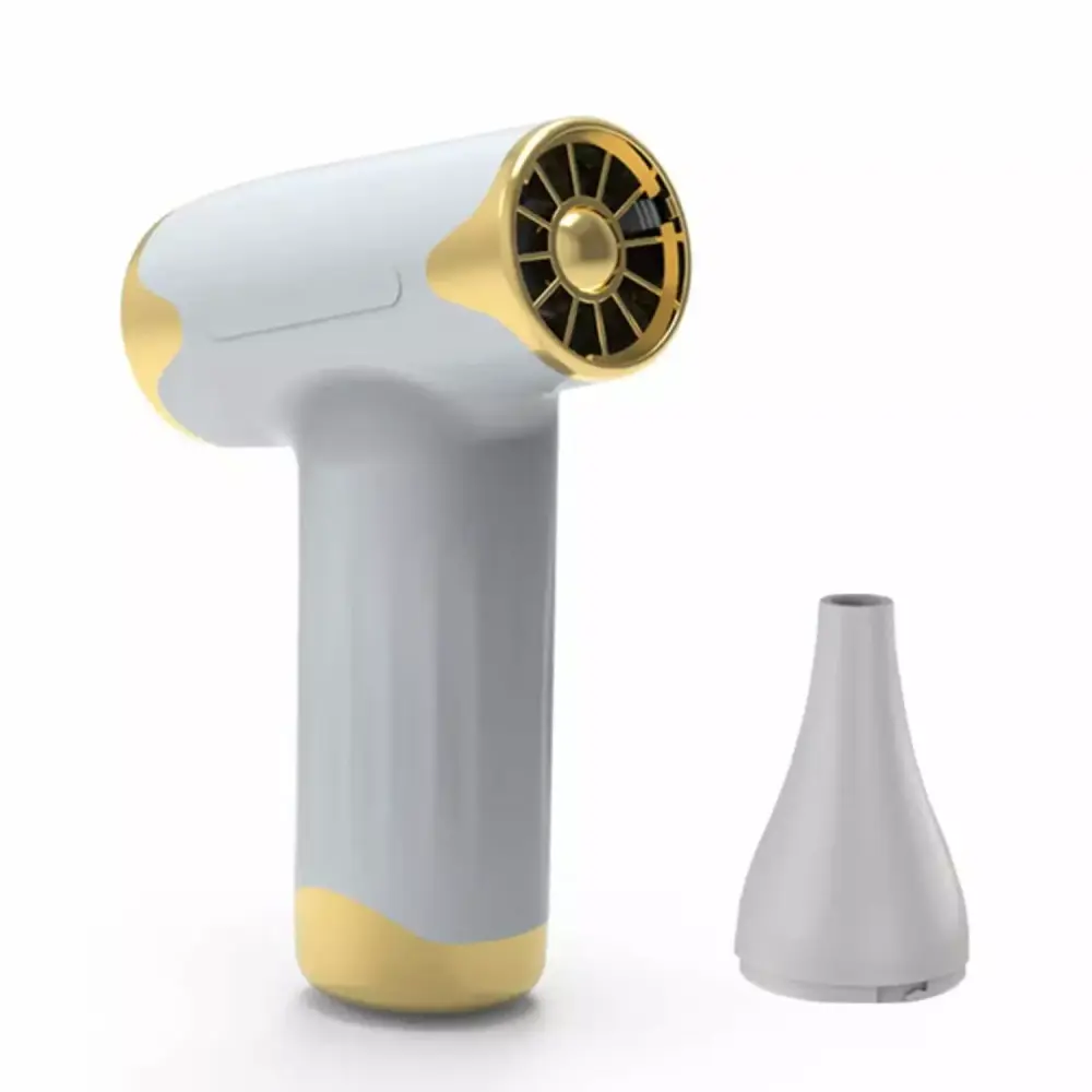 Powerful Wireless Turbo Jet Fan Mini Handheld Blower 4 Gears High Speed Travel Outdoor