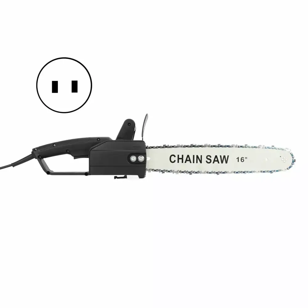 16 Inch High Hardness Quenched Chain Electric Chainsaw 2.6KW Power US UK EU AU Plug Woodworking Tool