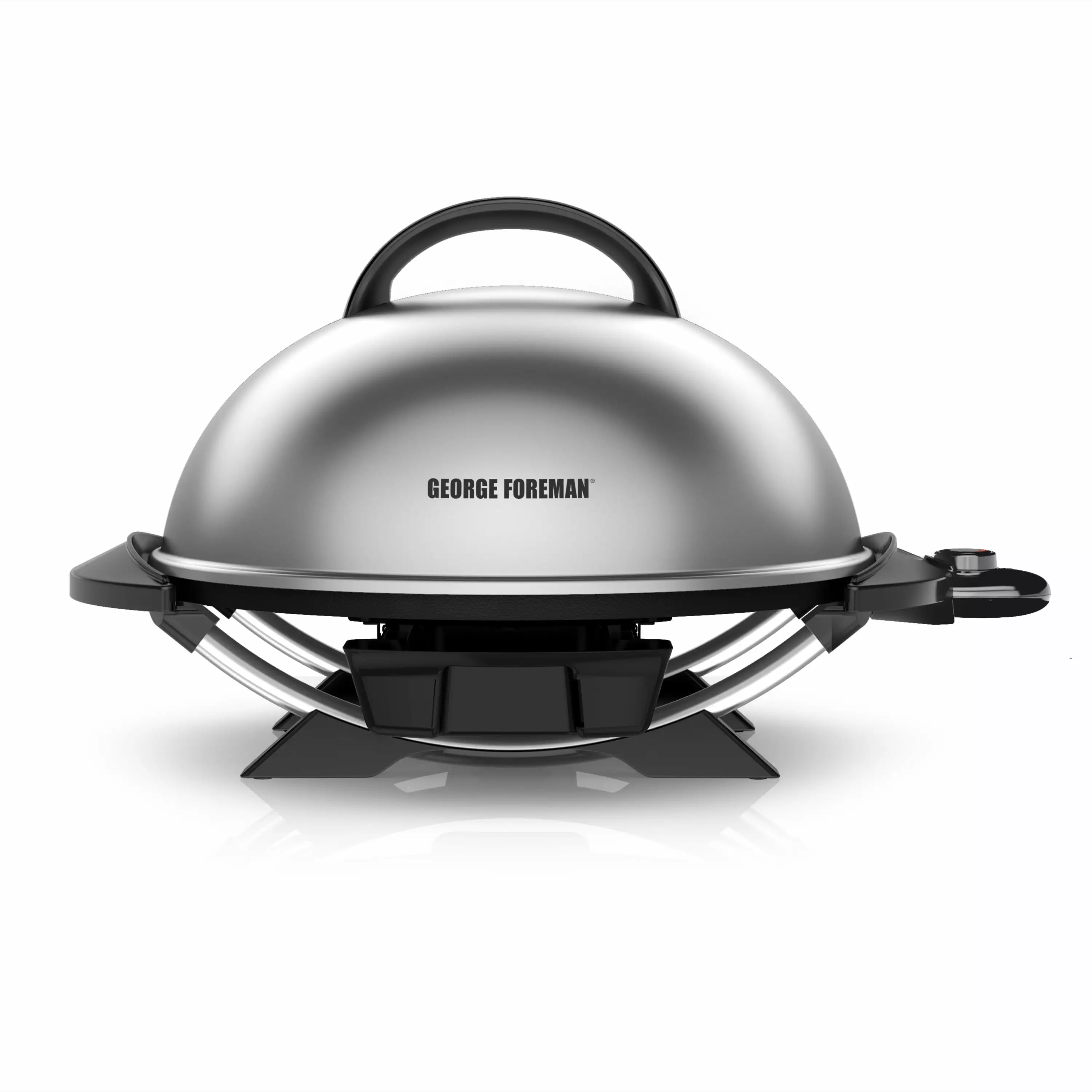 George Foreman 15-Serving Indoor Outdoor Electric Grill Silver GFO240S