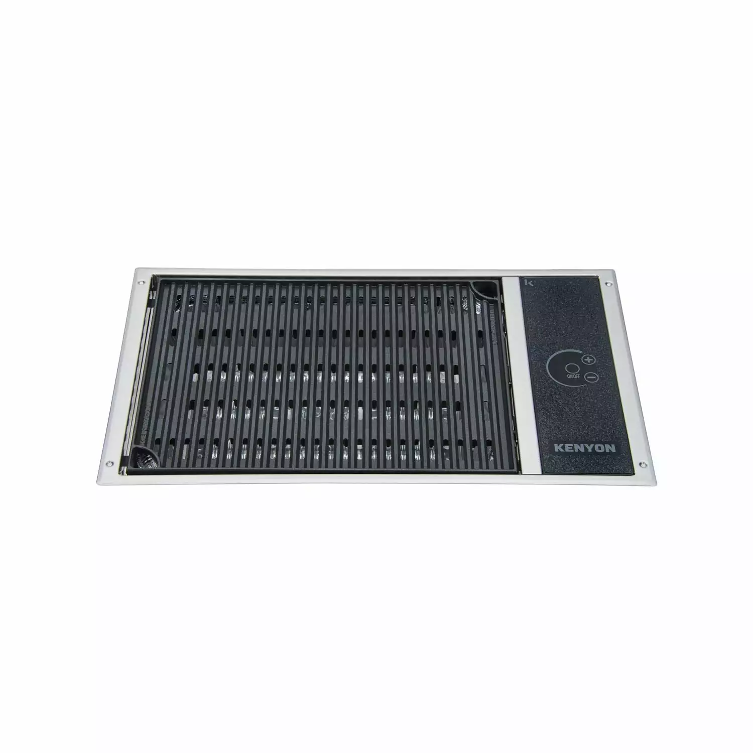 Kenyon B70061 240V No Lid Configuration Electric Grill Stainless Steel