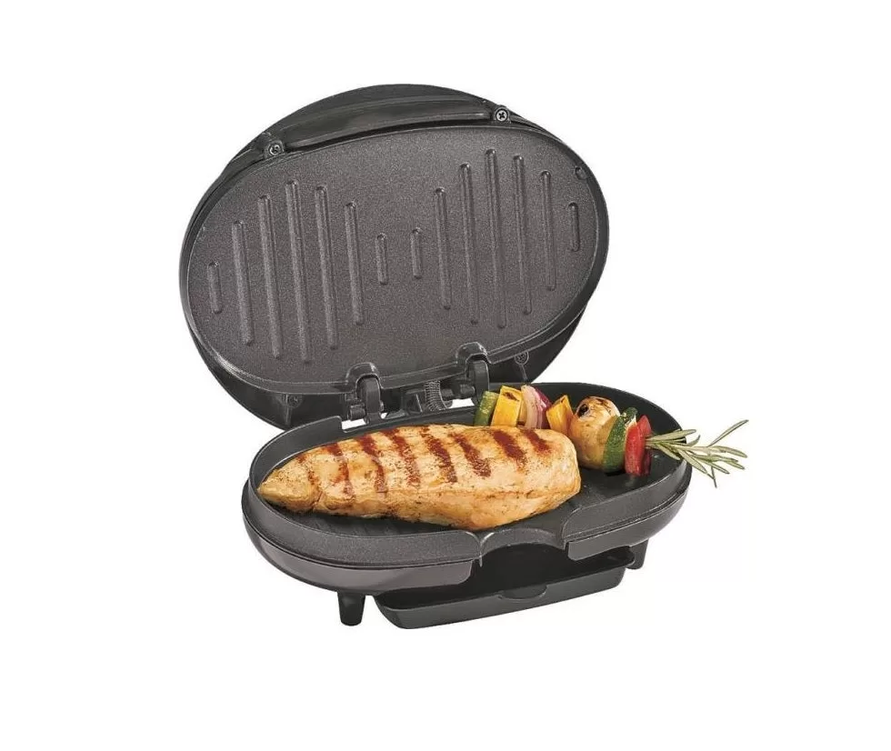 Proctor Silex 25218 Compact Electric Grill Black