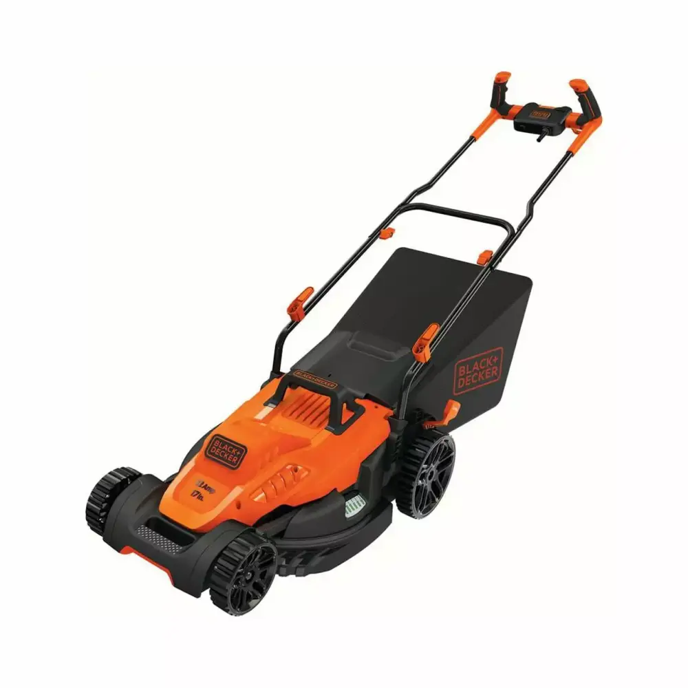 BLACK+DECKER BEMW482BH 12AMP 17 Inch Electric Lawn Mower Powerful Motor 17