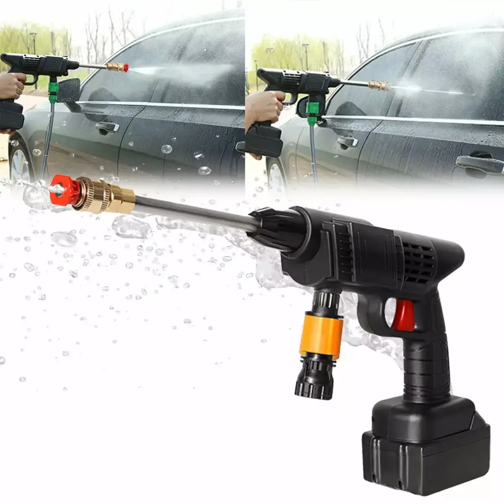 YCenADP Rechargeable Electric Car Washing Machine Wireless High Pressure Water Sprayer Car and Flower Cleaning