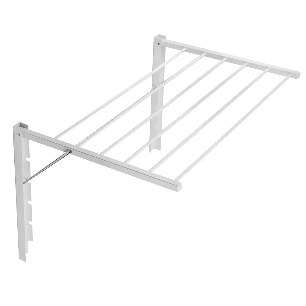 Majka wall-mounted clothes dryer wall-mounted drying rack (80cm, alabaster