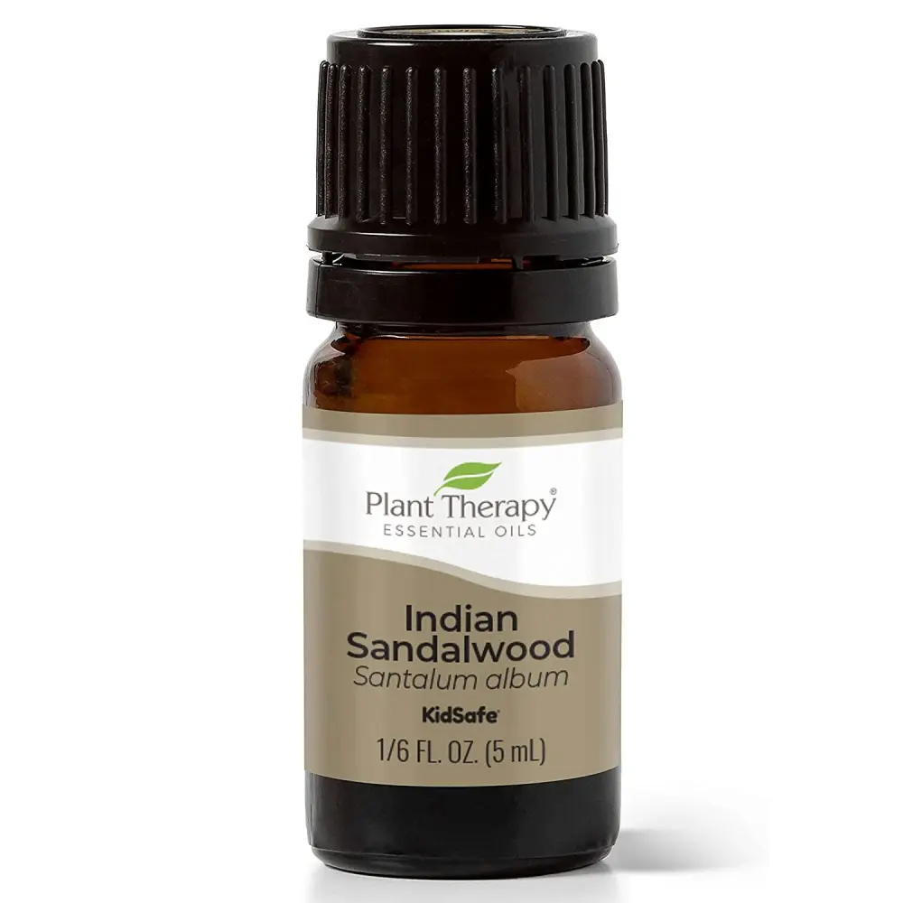 Plant Therapy Aroma Diffusible 5 mL Essential Oil 1/6 Ounce Indian Sandalwood