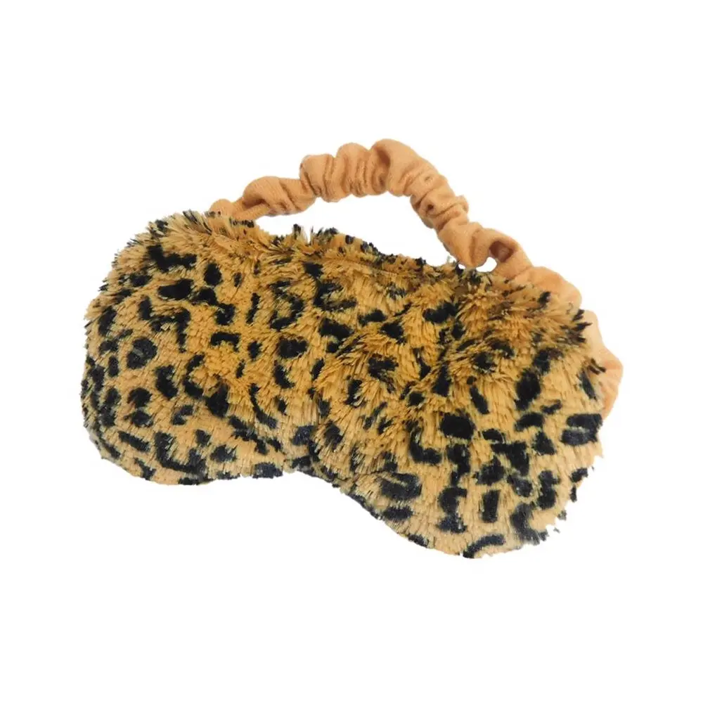 Warmies CPE-TAWNY Tawny Leopard Eye Masks Black Brown Aromatherapy Sleep Aid