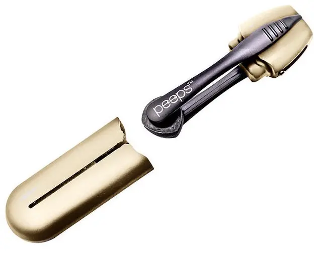 Peeps 2231-WP-102 Carbon Eyeglass Cleaner Gold Microfiber Lens Cleaning Cloth