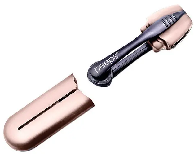 Peeps 2231-WP-104 Carbon Fiber Eyeglass Cleaner Rose Gold Lens Cleaning Tool