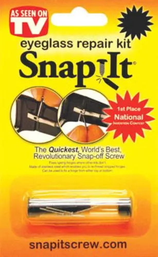 Qa Worldwide SNAPIT-D Snap It Eyeglass Repair Kit Mini Screwdrivers