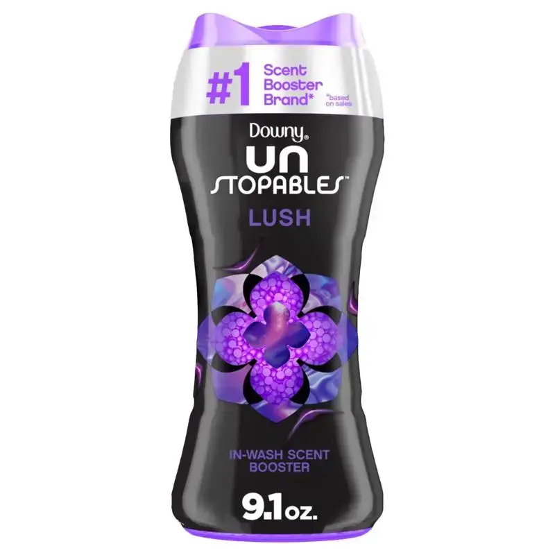 Downy Unstopables Lush Scent Laundry Scent Booster Crystals 9.1 oz Pack 4