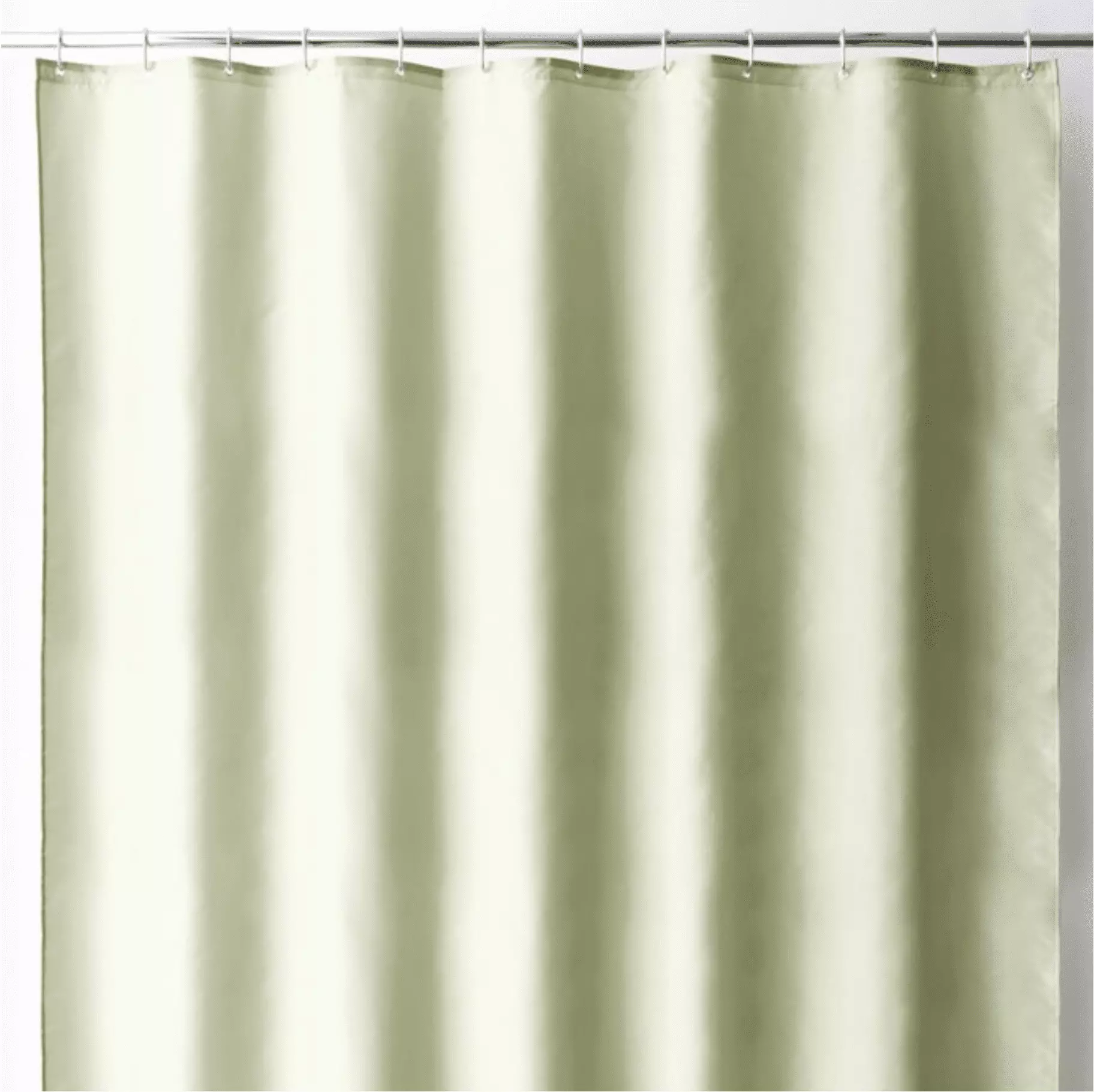 Hotel Gatherion Water Mold Mildew Resistant Sage Fabric Shower Curtain 72 x 72 Standard Size GoodGram