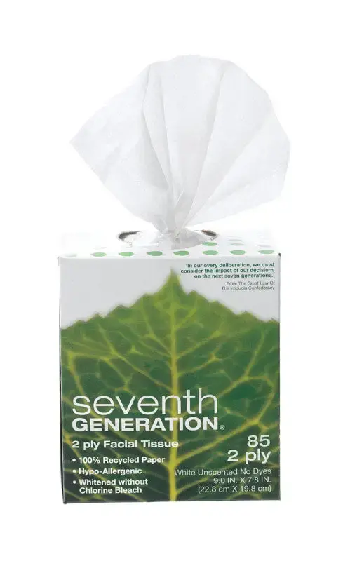 Seventh Generation 85 Count Facial Tissue Pack 36