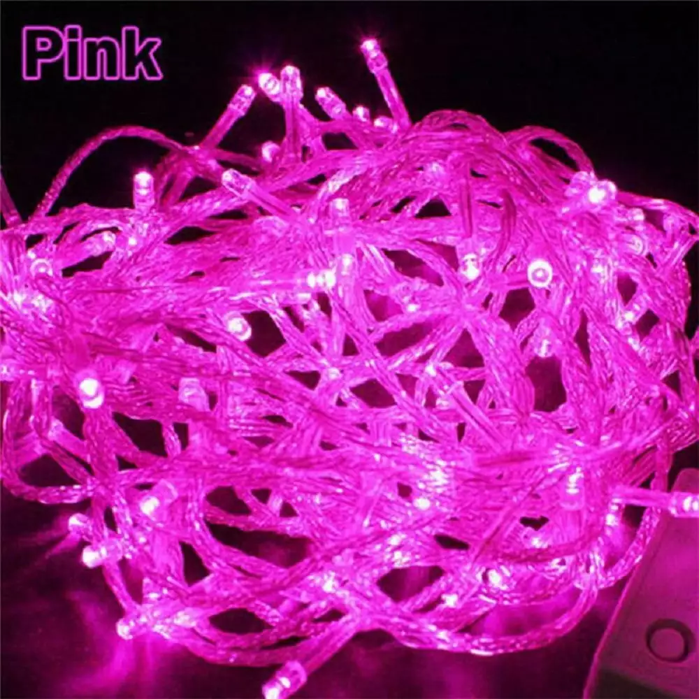 10M Hot Pink Fairy LED String Lights Indoor Outdoor Party Decoration Branded