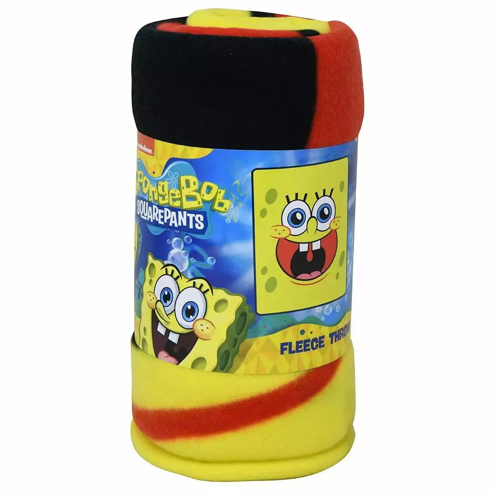 Spongebob Big Face 45x60 Fleece Throw Blanket Kids and Adults SpongeBob SquarePants