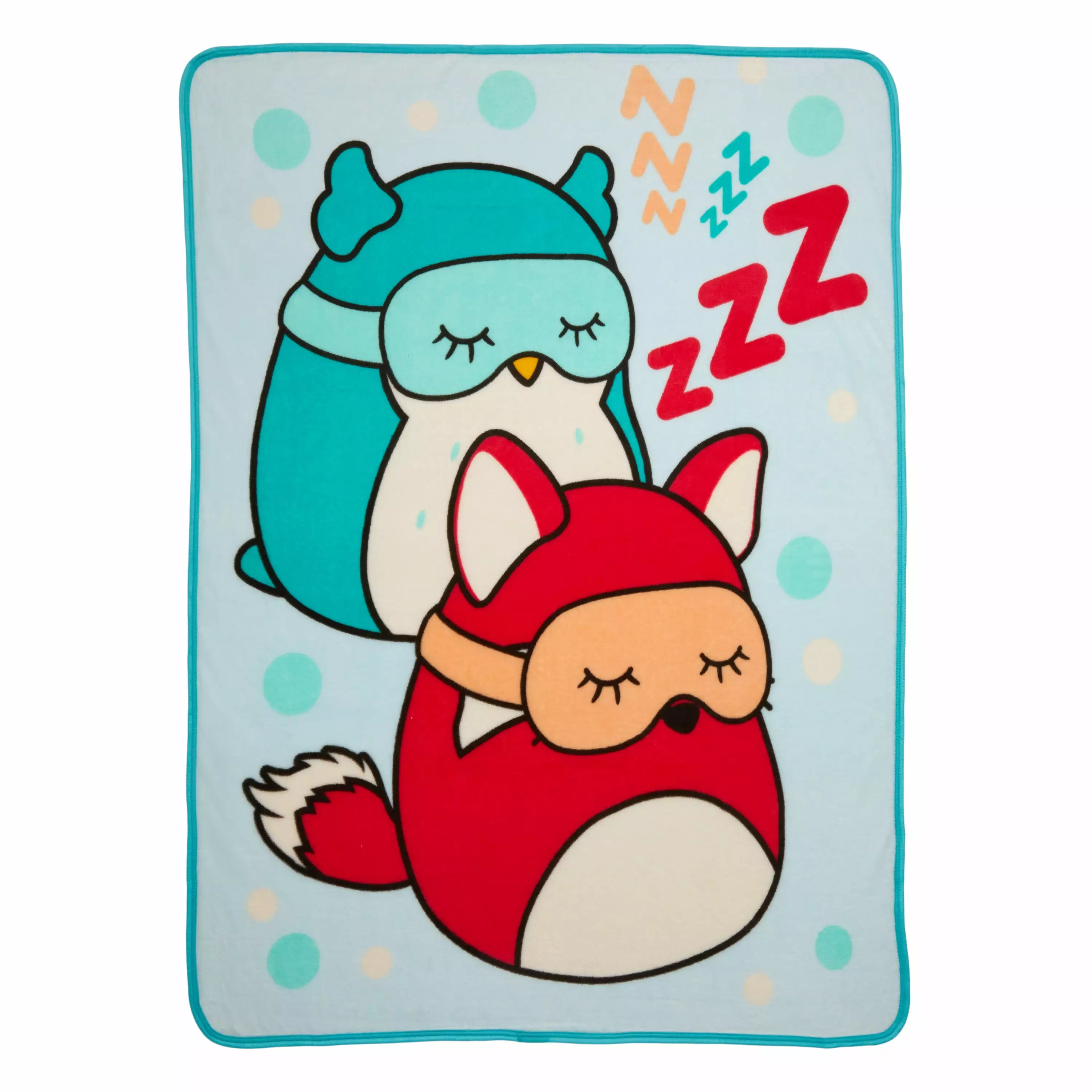 Squishmallows Fleece Throw Blanket - Ultra Soft 46 x 60 Inches Kids and Adults