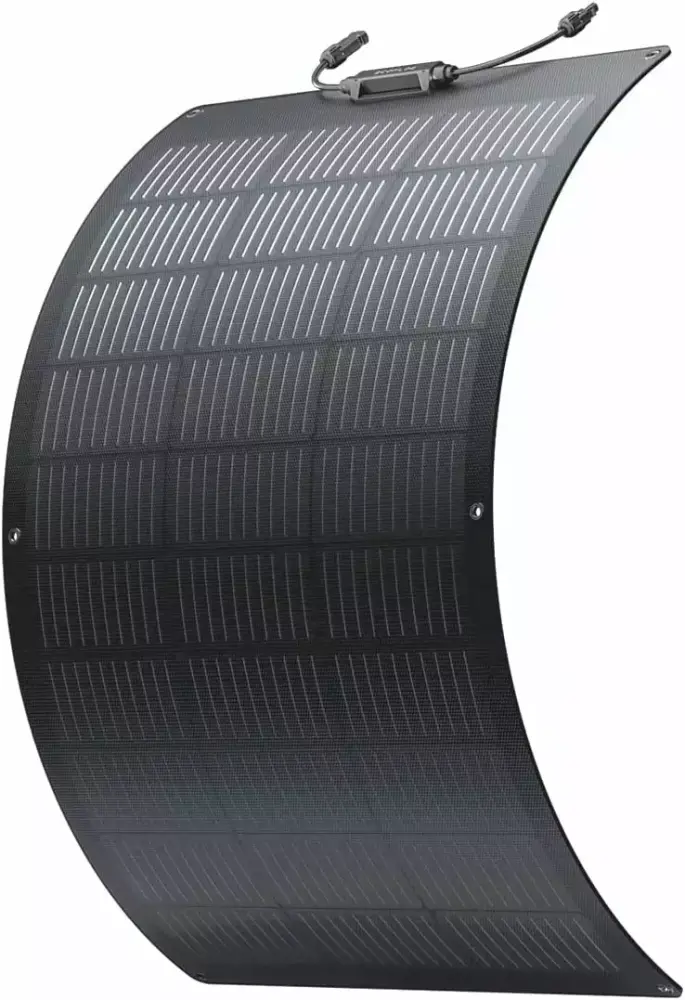 EcoFlow 100W Flexible Solar Panel High Efficiency IP68 Waterproof Off-Grid Solar Kits